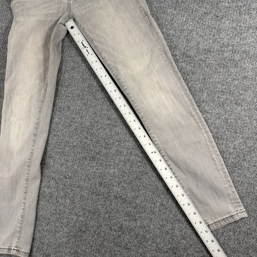 Banana Republic Sculpt Skinny Jeans Womens 26/2 LightGray Denim Pants Distressed